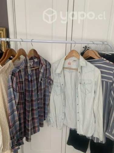 Blusas american eagle, zara y levis