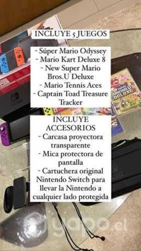 Nintendo switch impecable Cuidado