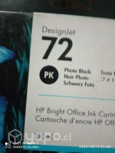 Tinta HP 72 photo black original de 130ml