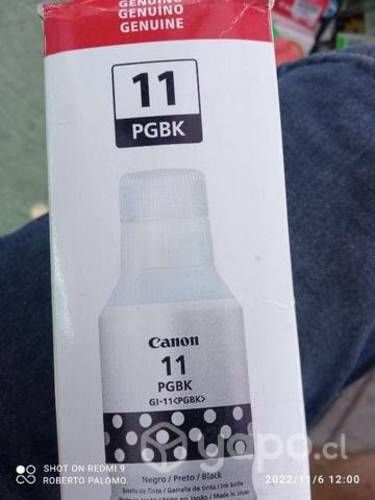 Tinta Canon 11 black original de alta