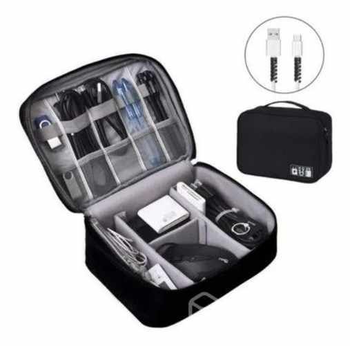 Bolso Organizador De Cables Y Accesorios Usb Viaje