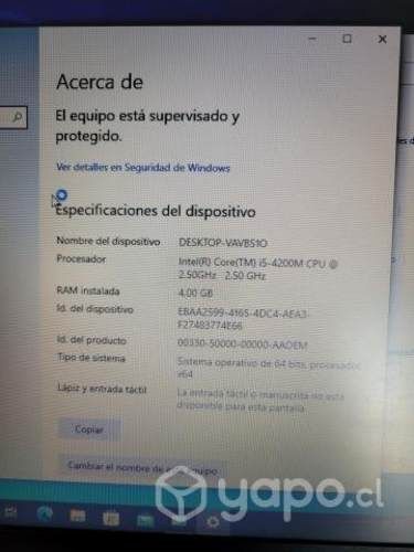 Vendo lapto dell