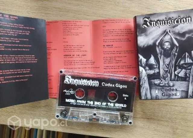 Inquisición - codex gigas cassette metal chileno