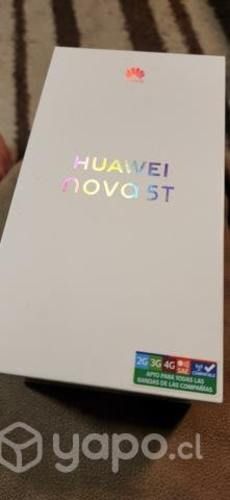 Celular Huawei Nova 5T con carcasa de TWICE