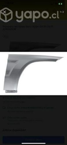 Tapabarro derecho mercedes Benz GLK 2008-2015