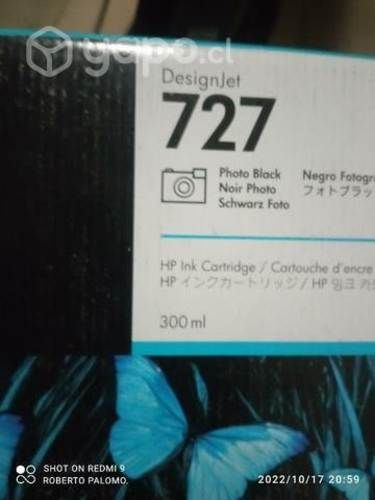 Tinta HP 727 photo black original de 300ml
