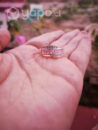 Anillo plata 925 Femenino con microzircones