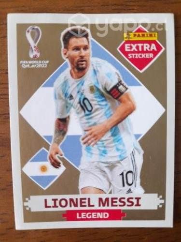 Messi Leyend Extra Sticker Gold