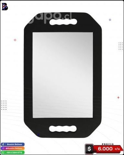 ESPEJO RECTANGULAR BORDE DE ESPUMA 40x25cm