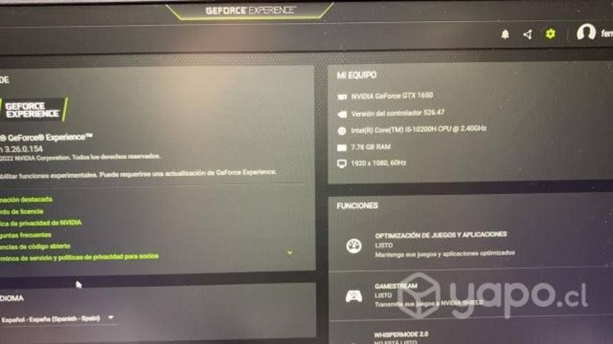 Notebook Gamer Dell G15 5510