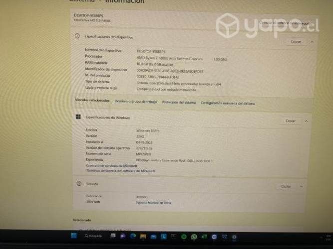 Computador Lenovo Ideacentre AIO 3 24ARE05