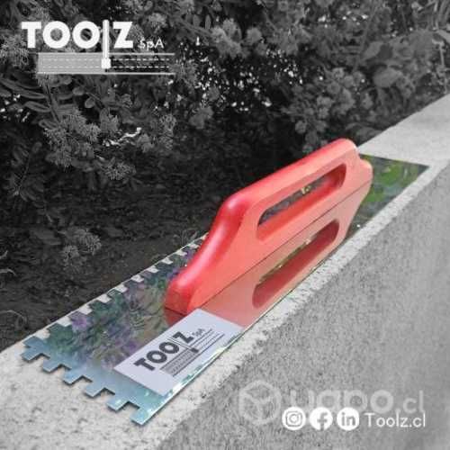 Llana Dentada Larga Acero Inoxidable de 60×12 cm