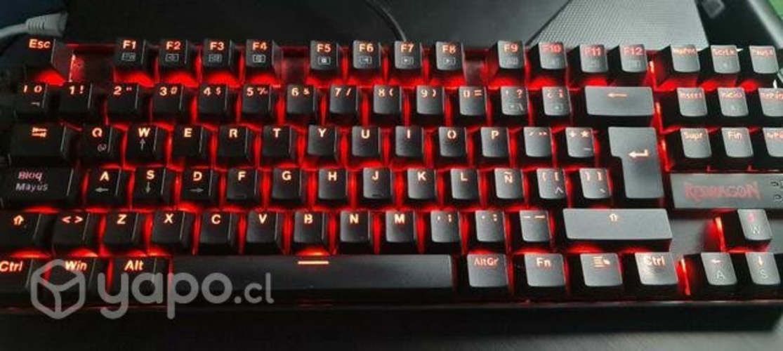 Teclado mecánico Redragon Kumara K552