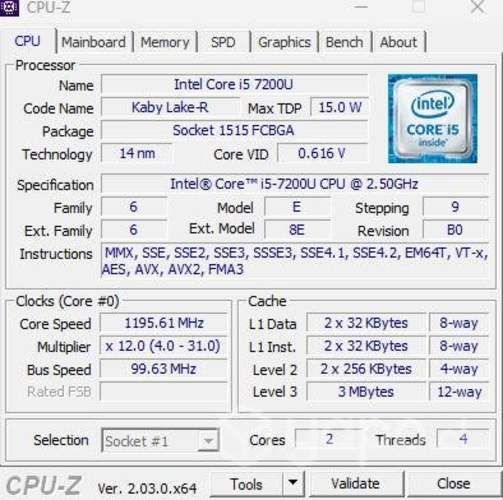 Notebook Hp Intel core I5