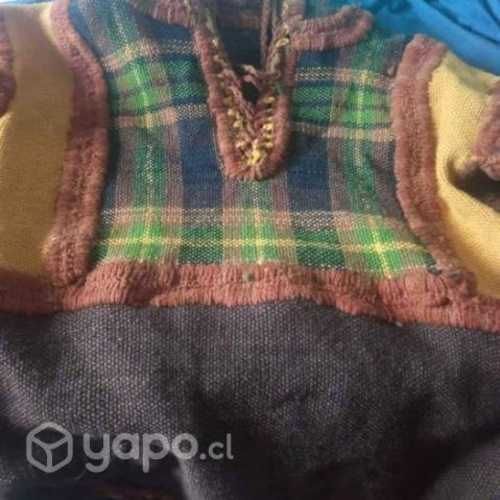 Chaleco tejido telar