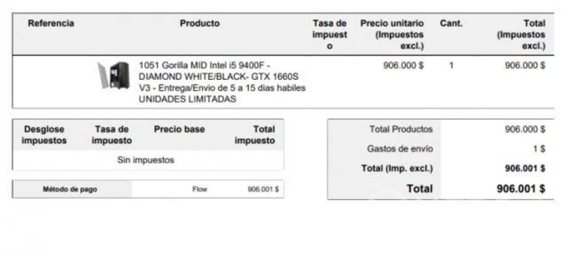 Pc gamer, monitor y accesorios