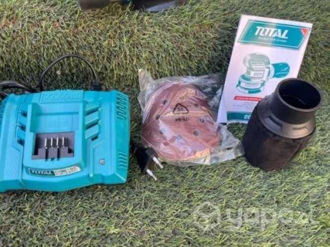 Lijadora roto orbital inalambrica 20 volt TOTAL