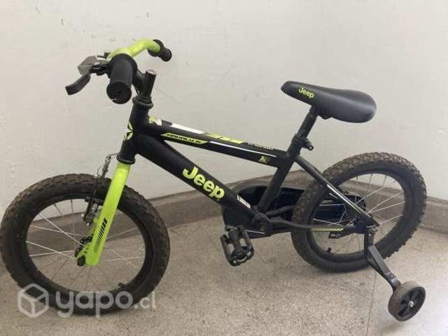 Bicicleta niño aro 16 marca Jeep