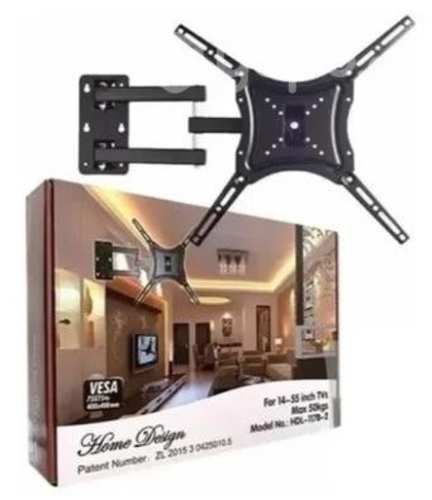 Soporte tv con brazo acero 180° 14-55&quot;