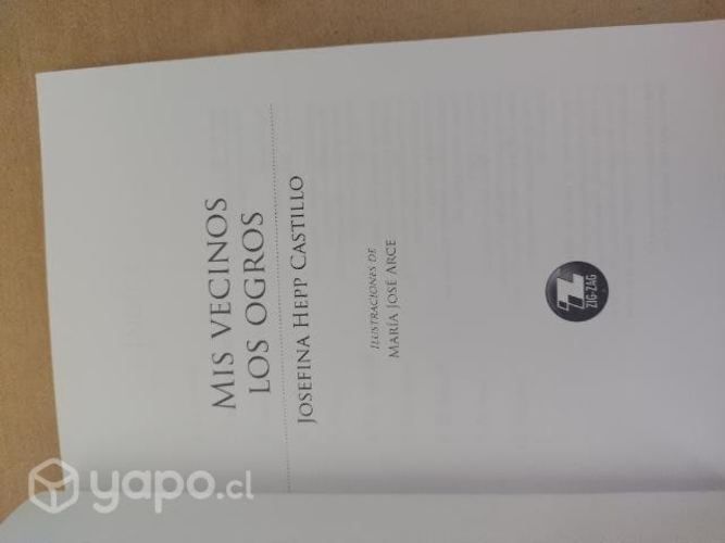 Libro Mis Vecinos Los Ogros, Zig Zag