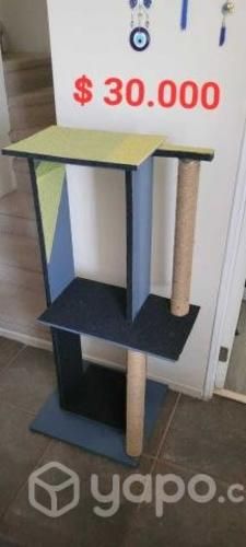 Repisa con rascador para Gatos