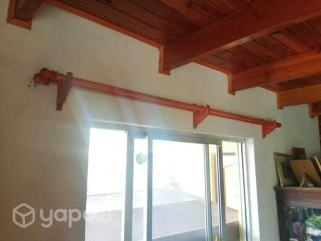 Soportes para cortinas madera