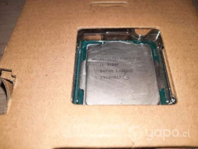 Procesador i3-9100f 6 meses de uso