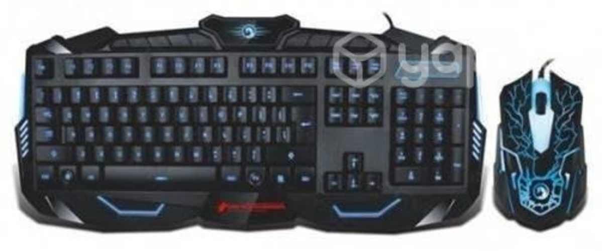 Teclado gamer + Mouse gamer + Mouse pad KM-400