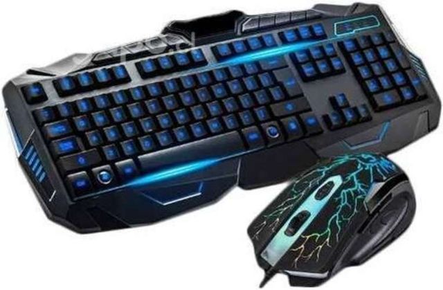 Teclado gamer + Mouse gamer + Mouse pad KM-400