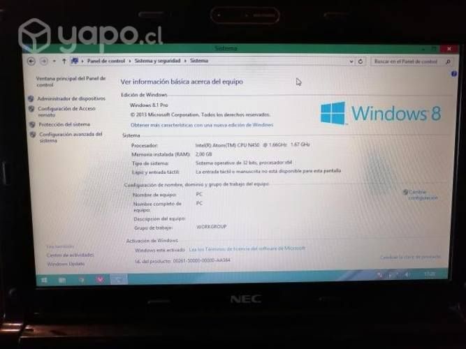 Netbook - Notebook - Nec BL330W