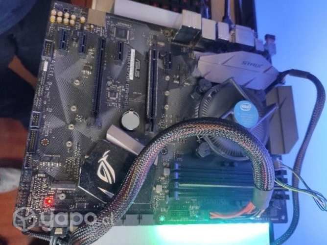 Placa + proce + ram +fuente poder