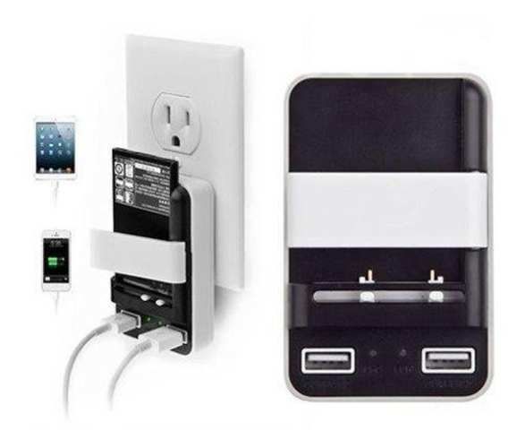 Cargador Universal Baterías Celular + Entradas USB