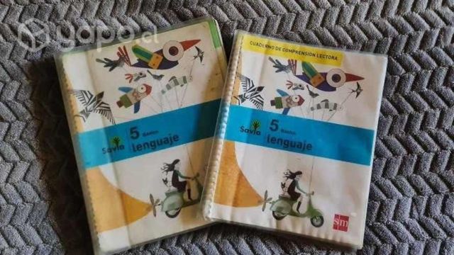 Set Libro Lenguaje 5to Básico Savia SM