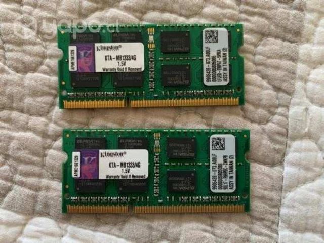 Ram DDR3 2x4GB notebook kingston