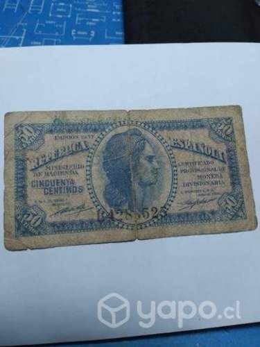Billete y boleto super antiguo