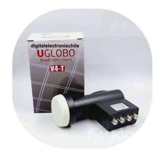 Lnb 4 Salidas Duo Uglobo Quad Banda Ku Universal