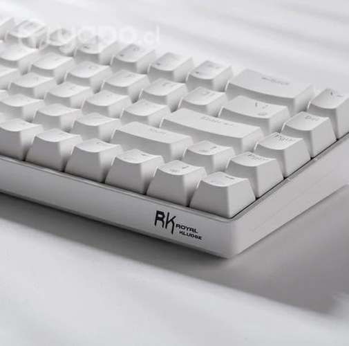 Teclado Bluetooth Royal Kludge rk68 65% Blanco
