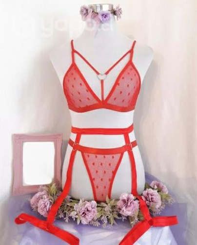 Conjunto rojo talla M NUEVO