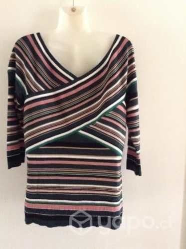 Blusa Lineas colores Marca 7th Avenue New York