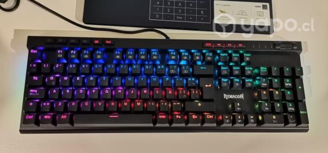 Teclado Gamer mecánico redragon vata k580rgb-pro-s
