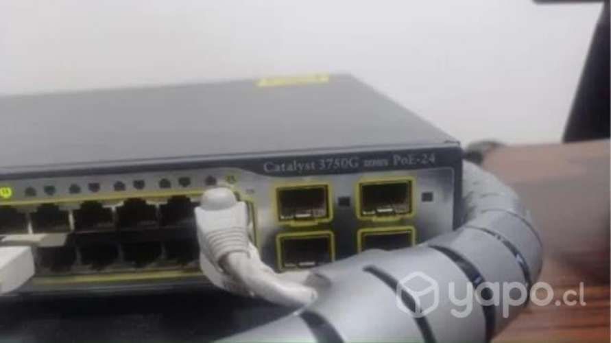 Switch Cisco Catalyst WS-C3750G-24PS-E impecable
