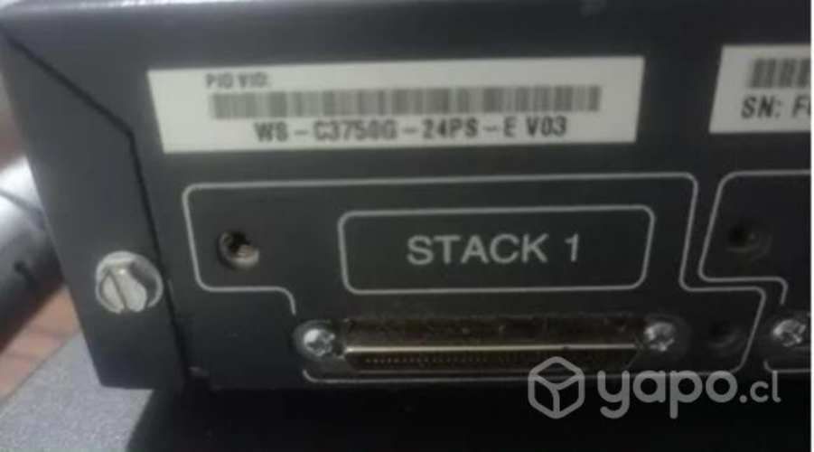 Switch Cisco Catalyst WS-C3750G-24PS-E impecable