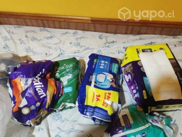 Lote pañales de adulto