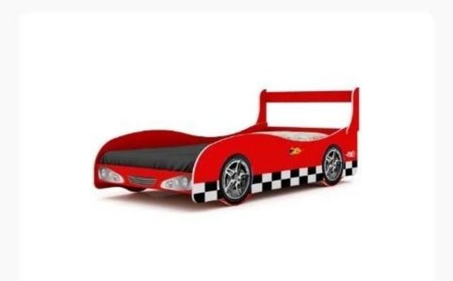 Cama forma de auto para niño