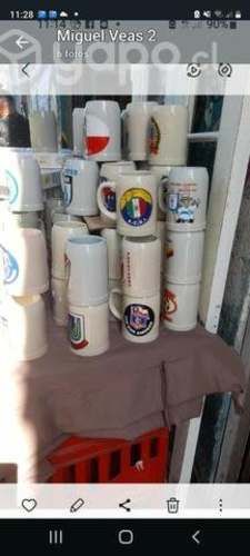 Schopero de 1/2 litro con logos de equipo