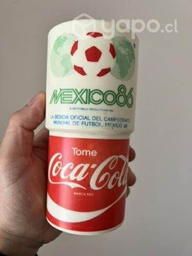 Vaso promocional de Mundial de México 86,Coca-Cola