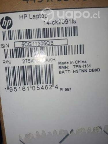 Notebook HP poco uso impecable