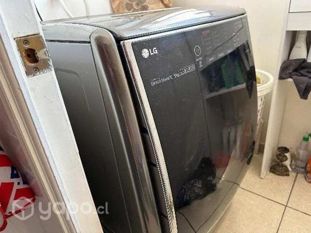 Lavadora secadora LG 22kg lavado 13 secado detalle