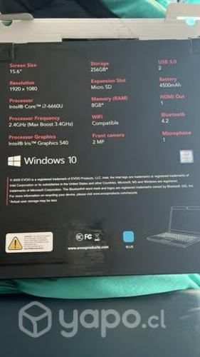 Laptop evo 15.9 pgs