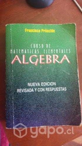 Libro matematicas algebra francisco proschle